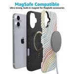 Ride The Wave | Pastel Rainbow Lined Case iPhone Case get.casely 