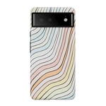 Ride The Wave | Pastel Rainbow Lined Google Pixel Case Google Pixel Case Casetry Essential Google Pixel 6