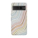 Ride The Wave | Pastel Rainbow Lined Google Pixel Case Google Pixel Case Casetry Essential Google Pixel 7 Pro