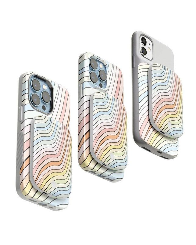 Ride The Wave | Pastel Rainbow Lined Power Pod Power Pod get.casely 