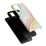 Ride The Wave | Pastel Rainbow Lined Samsung Case Samsung Case Casetry 