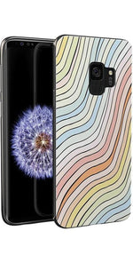 Ride The Wave | Pastel Rainbow Lined Samsung Case Samsung Case get.casely 