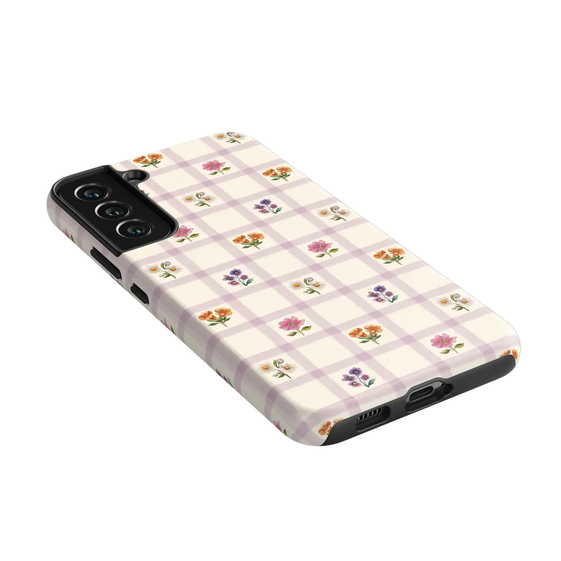Meadow Check | Floral Gingham Case