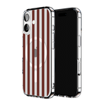 Sunday in Brooklyn | Burgundy Stripes Case