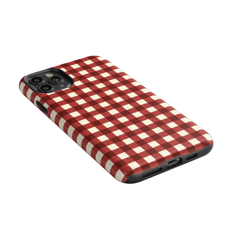 Checked Twice | Red Plaid Case