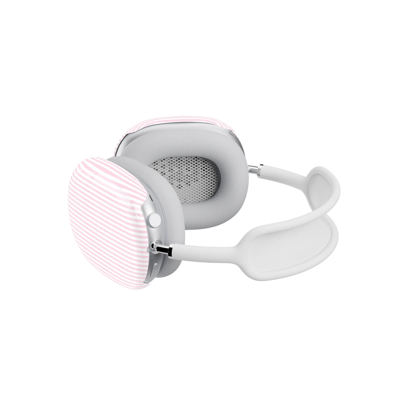 Stripes and the City | Light Pink Pinstripe AirPods Max Case