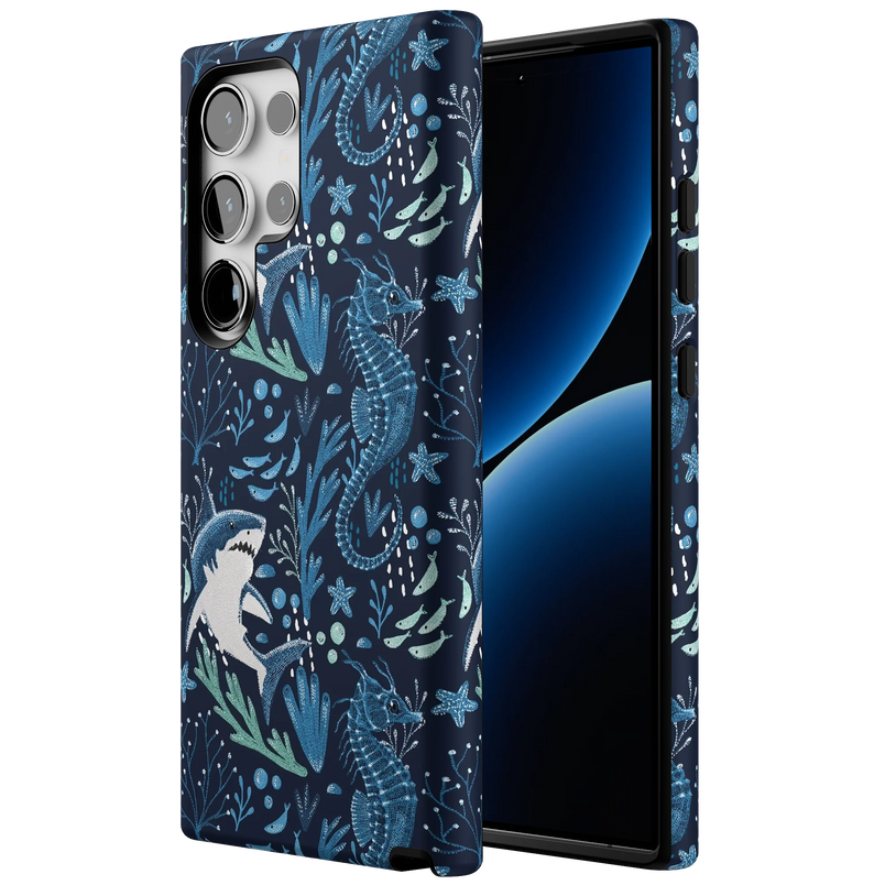 Midnight Reef | Shark Print Case