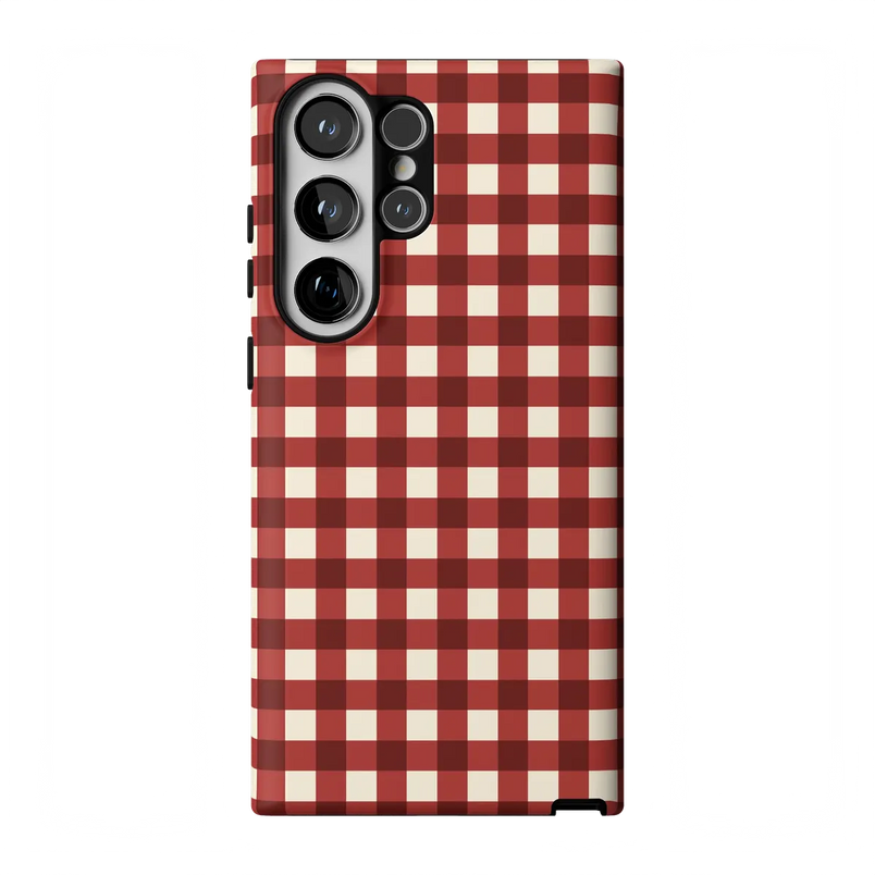 Checked Twice | Red Plaid Case