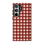 Checked Twice | Red Plaid Case
