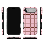 Uptown Gridlock | Pink Checkerboard Case