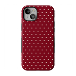 On the Dot | Maroon Polka Dot Case