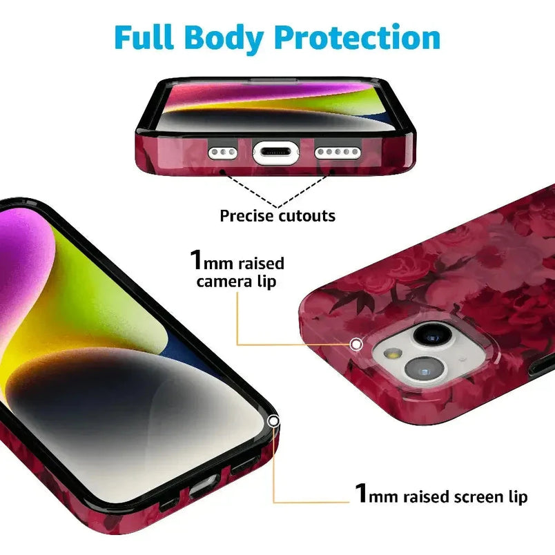 Romance Novel | Moody Floral Case iPhone Case get.casely 