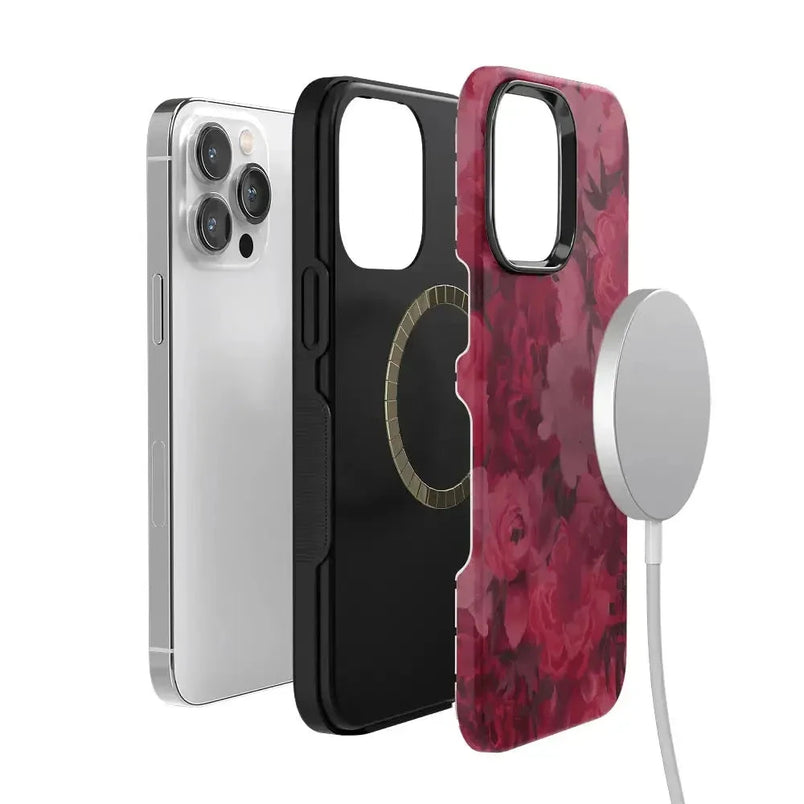 Romance Novel | Moody Floral Case iPhone Case get.casely 