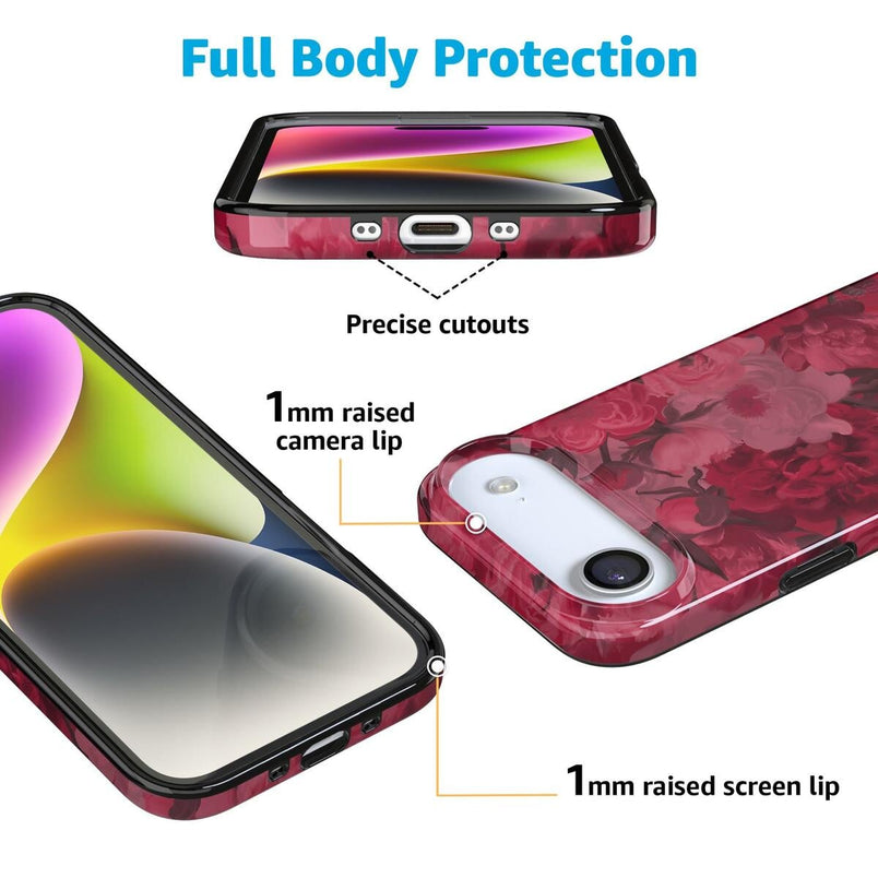 Romance Novel | Moody Floral Case iPhone Case get.casely 