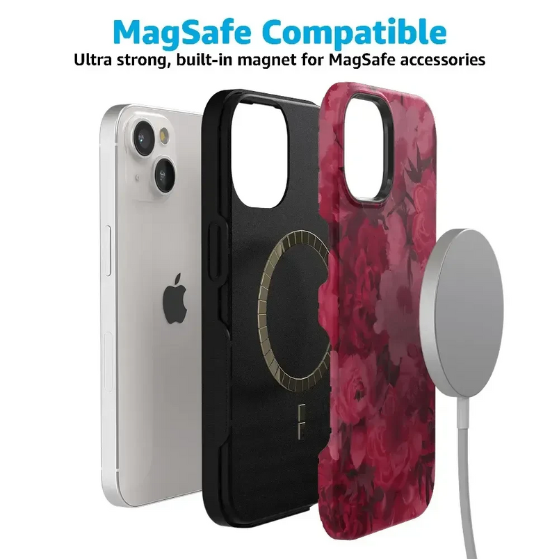 Romance Novel | Moody Floral Case iPhone Case get.casely 