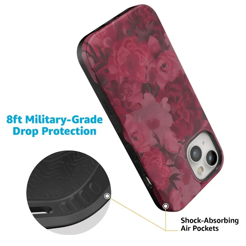 Romance Novel | Moody Floral Case iPhone Case get.casely 