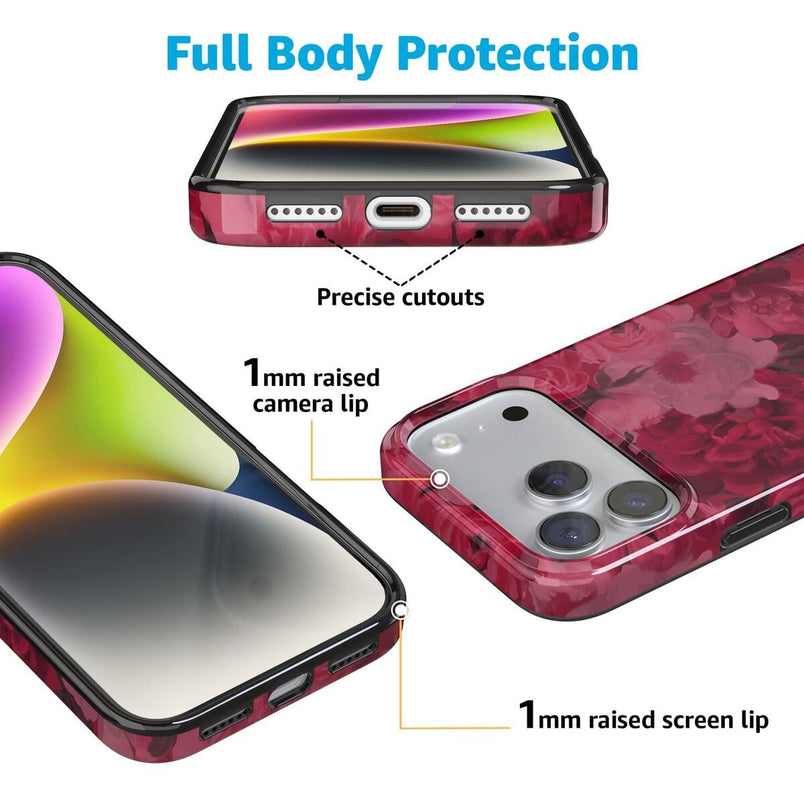 Romance Novel | Moody Floral Case iPhone Case get.casely 