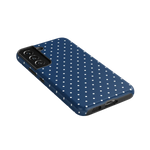On the Dot | Navy Polka Dot Case