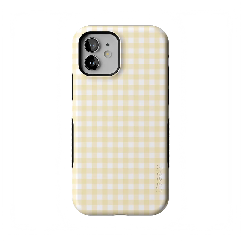 Pastel Picnic | Yellow Gingham Case