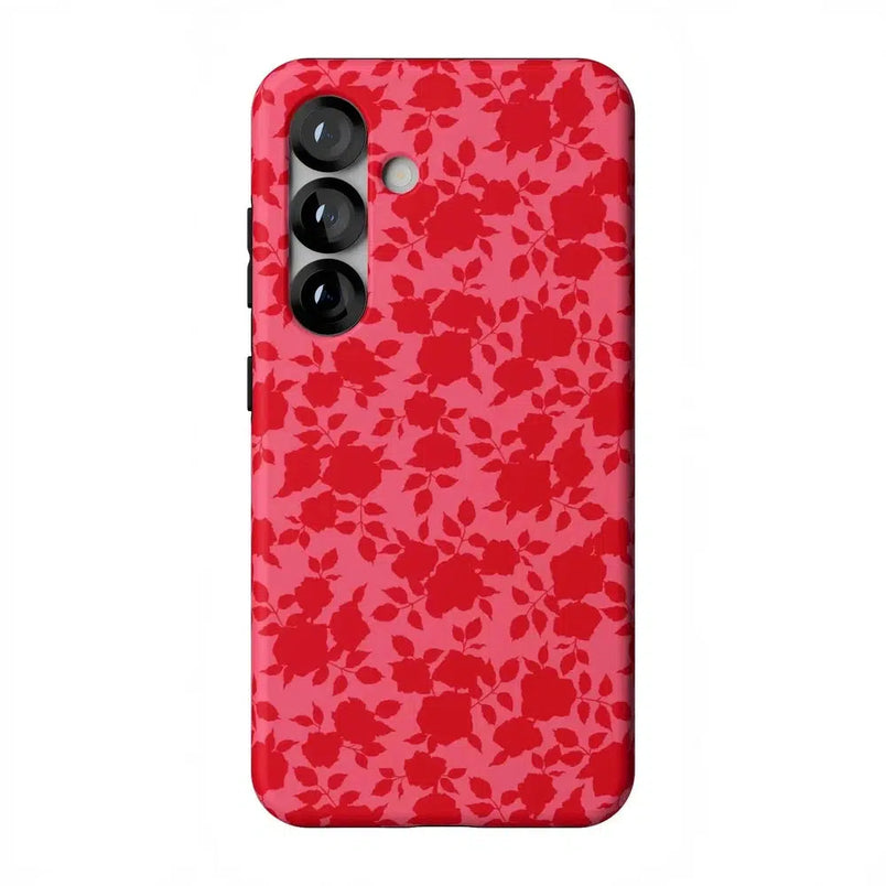 Rose Garden | Red Aesthetic Case Phone Case Casetry Essential + MagSafe® Galaxy S25