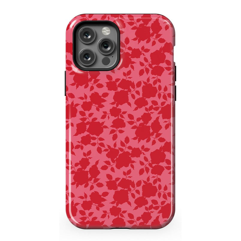 Rose Garden | Red Aesthetic Case Phone Case Casetry Essential + MagSafe® iPhone 12 Pro