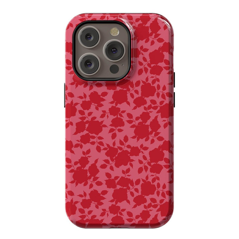 Rose Garden | Red Aesthetic Case Phone Case Casetry Essential + MagSafe® iPhone 14 Pro