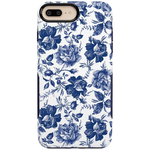 Rose to Fame | Blue & White Rose Floral Case iPhone Case get.casely Bold iPhone 6/7/8 Plus