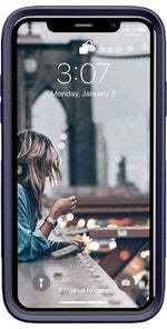 Rose to Fame | Blue & White Rose Floral Case iPhone Case get.casely 