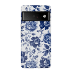 Rose to Fame | Blue & White Rose Floral Google Pixel Case Google Pixel Case Casetry Essential Google Pixel 6 Pro