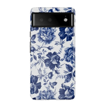 Rose to Fame | Blue & White Rose Floral Google Pixel Case Google Pixel Case Casetry Essential Google Pixel 6