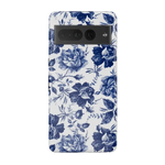 Rose to Fame | Blue & White Rose Floral Google Pixel Case Google Pixel Case Casetry Essential Google Pixel 7 Pro