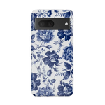 Rose to Fame | Blue & White Rose Floral Google Pixel Case Google Pixel Case Casetry Essential Google Pixel 7
