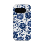 Rose to Fame | Blue & White Rose Floral Google Pixel Case Google Pixel Case Casetry Essential + MagSafe® Google Pixel 10 Pro XL 