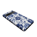 Rose to Fame | Blue & White Rose Floral Google Pixel Case Google Pixel Case Casetry 