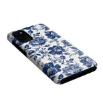 Rose to Fame | Blue & White Rose Floral Samsung Case Samsung Case Casetry 