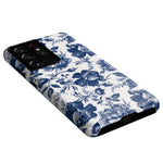 Rose to Fame | Blue & White Rose Floral Samsung Case Samsung Case Casetry 