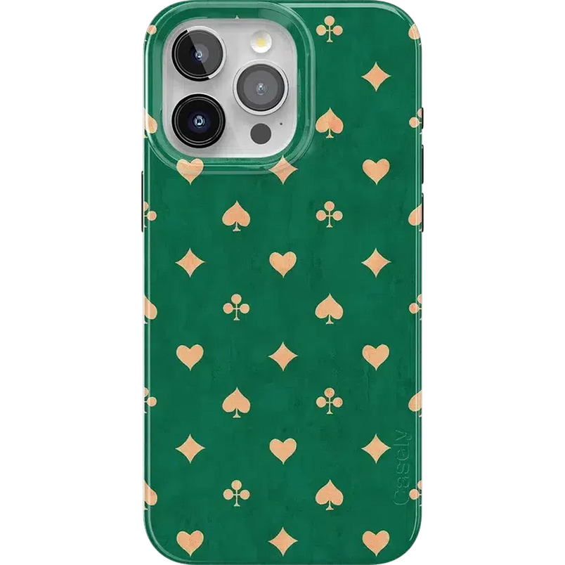 Royal Flush | French Deck Case iPhone Case get.casely Classic + MagSafe® iPhone 15 Pro Max