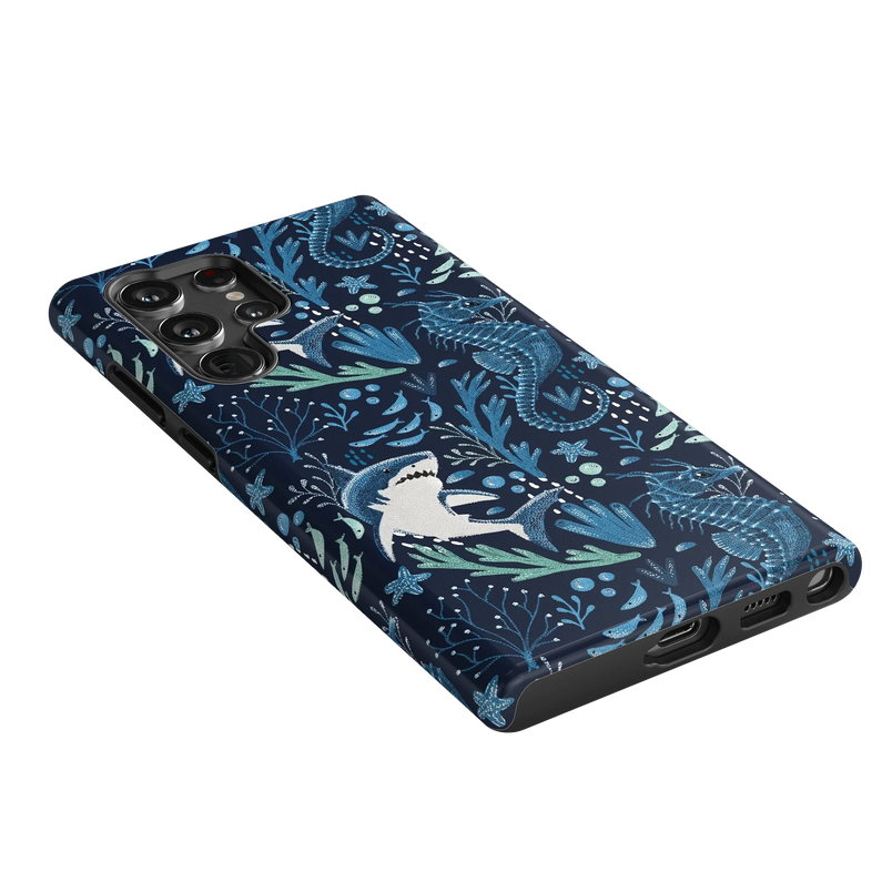 Midnight Reef | Shark Print Case