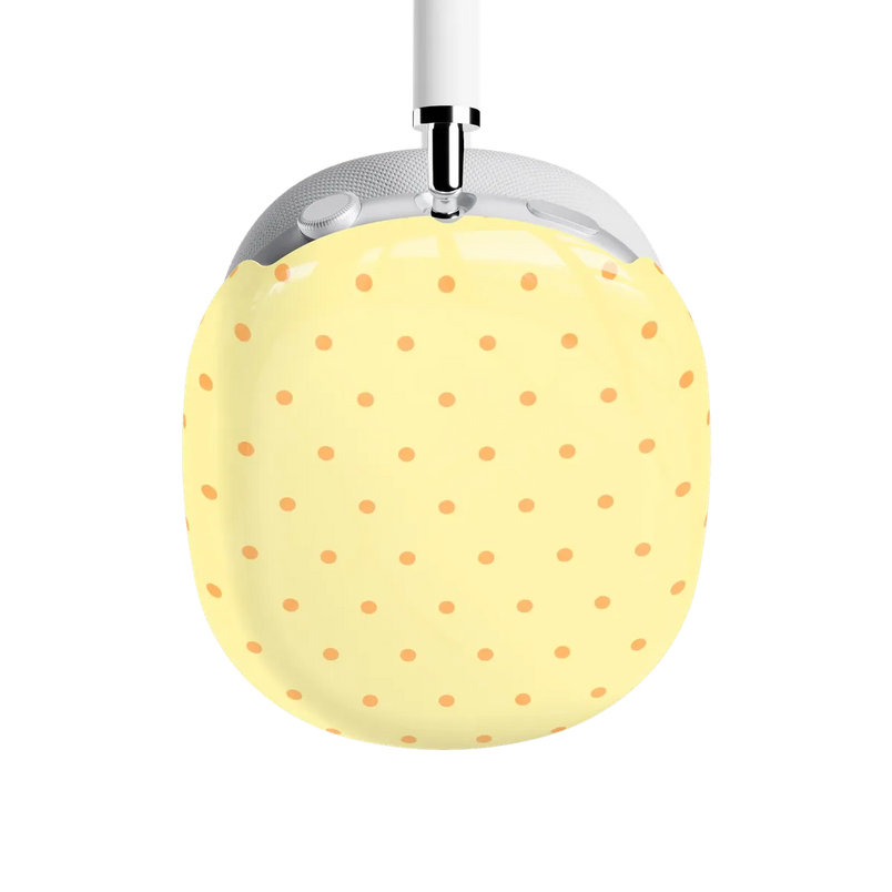 On the Dot | Yellow Polka Dot AirPods Max Case