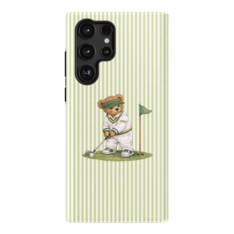 Bear on the Green | Clubhouse Case - Galaxy S22 Ultra