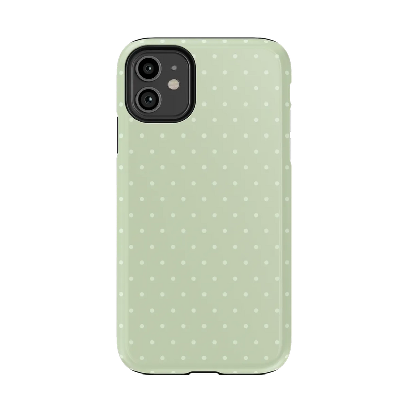 On the Dot | Green Polka Dot Case