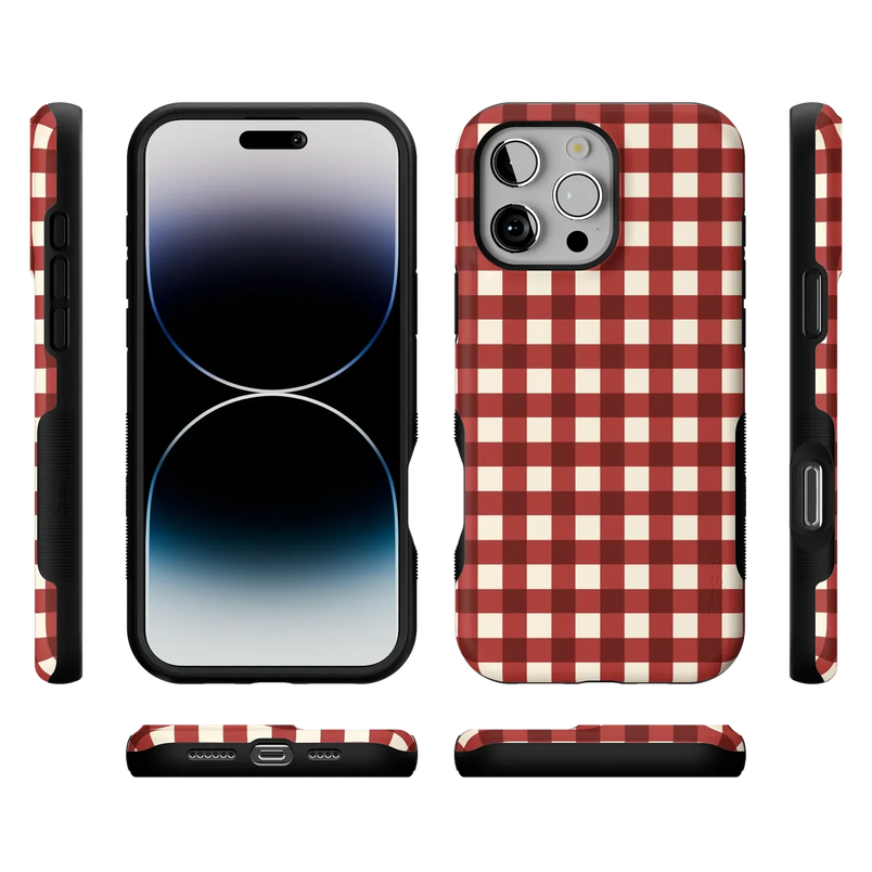 Checked Twice | Red Plaid Case