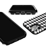 Salem's Hex | Black & White Checkered Case
