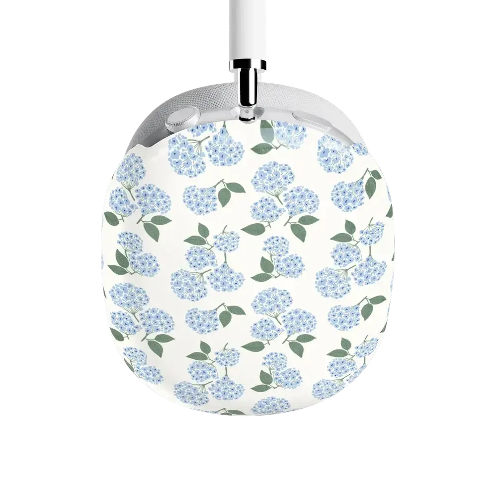 Nantucket Cottage Blue Hydrangea AirPods Max Case - Thumbnail 3