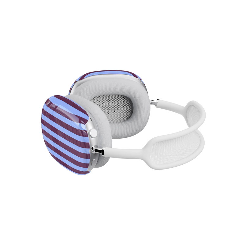 Perfect Stripes | Purple & Blue Stripes AirPods Max Case