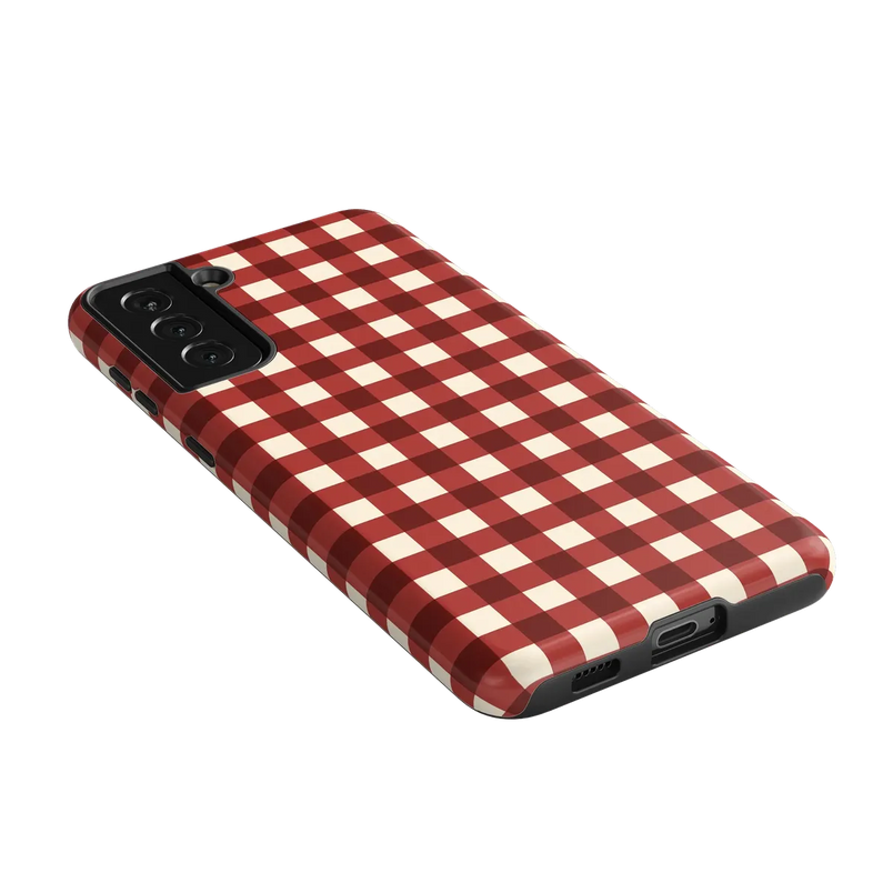 Checked Twice | Red Plaid Case
