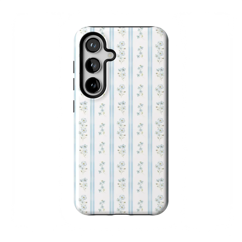 Cottage Stripe | Blue Floral Case