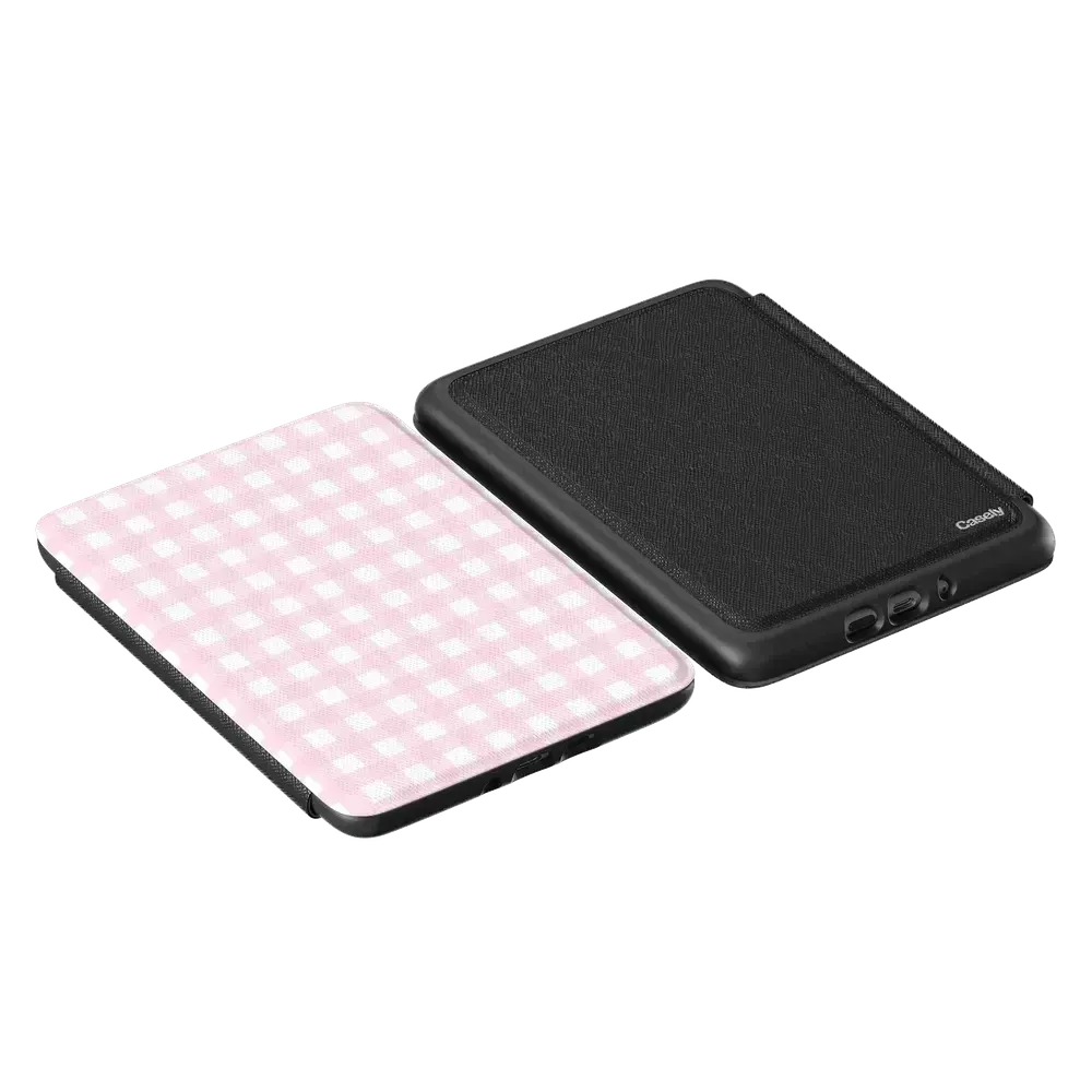Pink Plaid Sunday Best Kindle Case