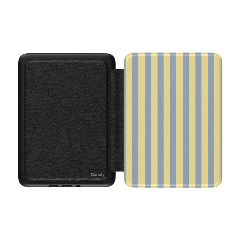 Coastline Stripes | Blue & Yellow Kindle Case