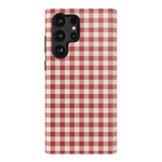 Sweet Jam | Red Gingham Case - Galaxy S22 Ultra